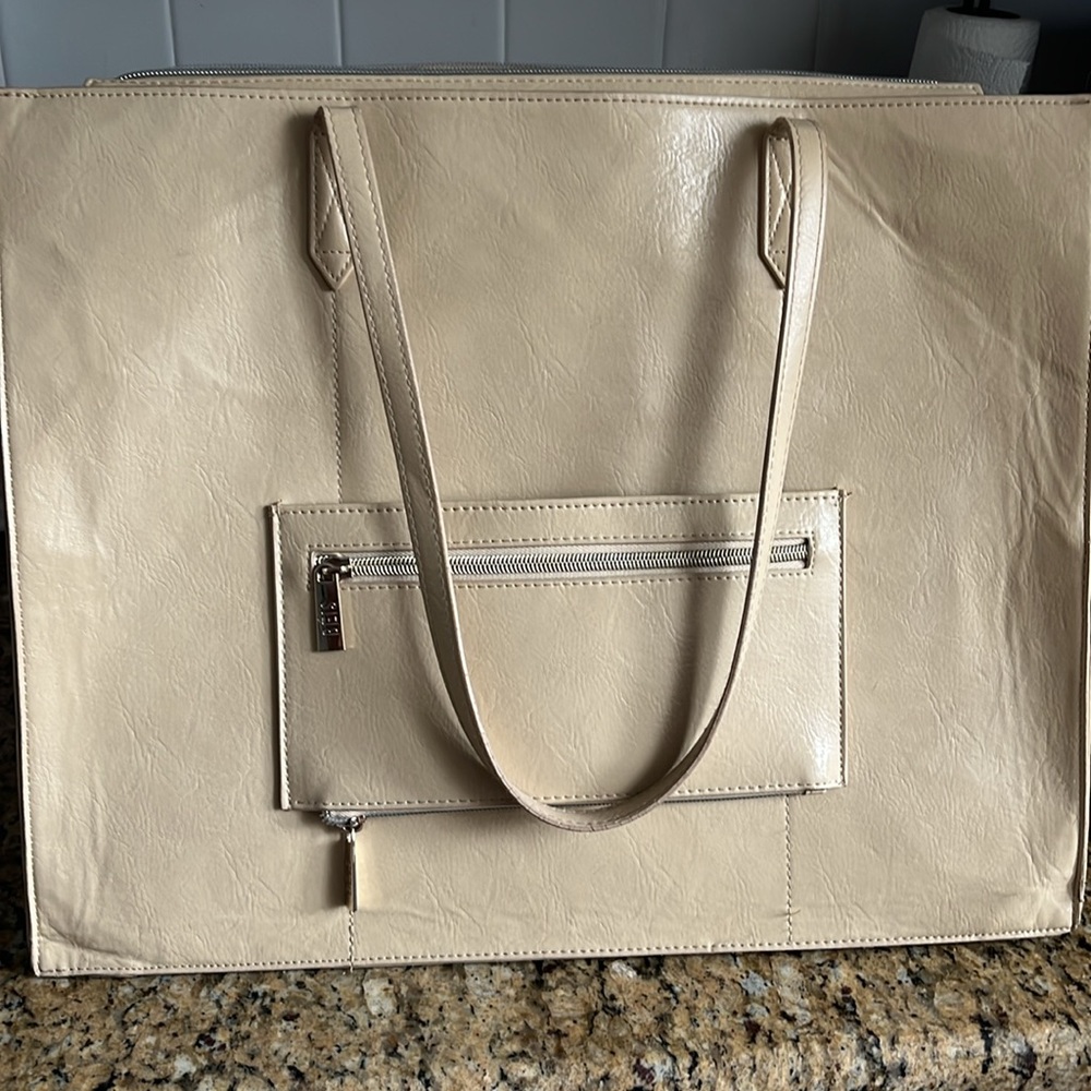 BEIS BEIGE WORK TOTE LARGE